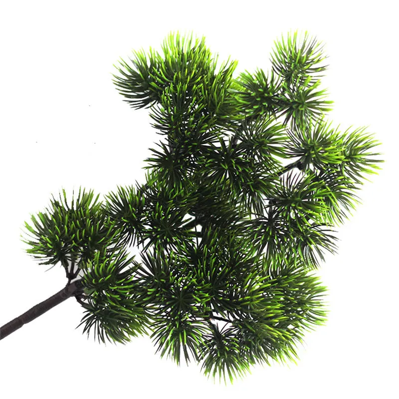 Artificial Plant Beauty Pine Tree Plastic Fake Green Plants 3pcs