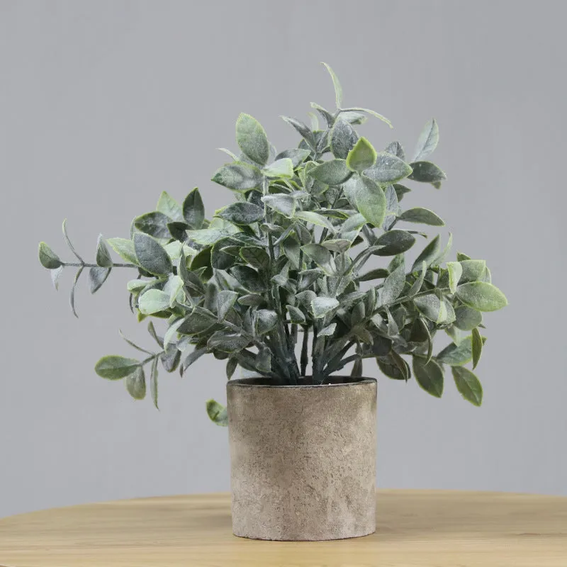 Artificial Plant Environmental Protection Home Desktop Potted Plant Plastic Fake Green Plants