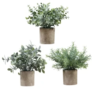 Artificial Plant Environmental Protection Home Desktop Potted Plant Plastic Fake Green Plants