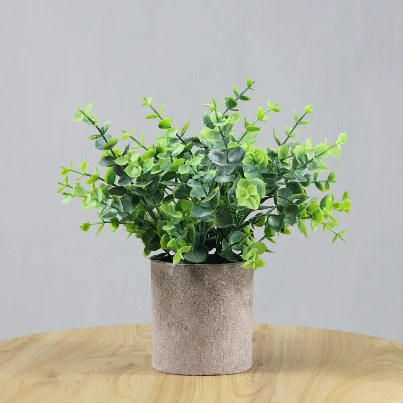 Artificial Plant Environmental Protection Home Desktop Potted Plant Plastic Fake Green Plants