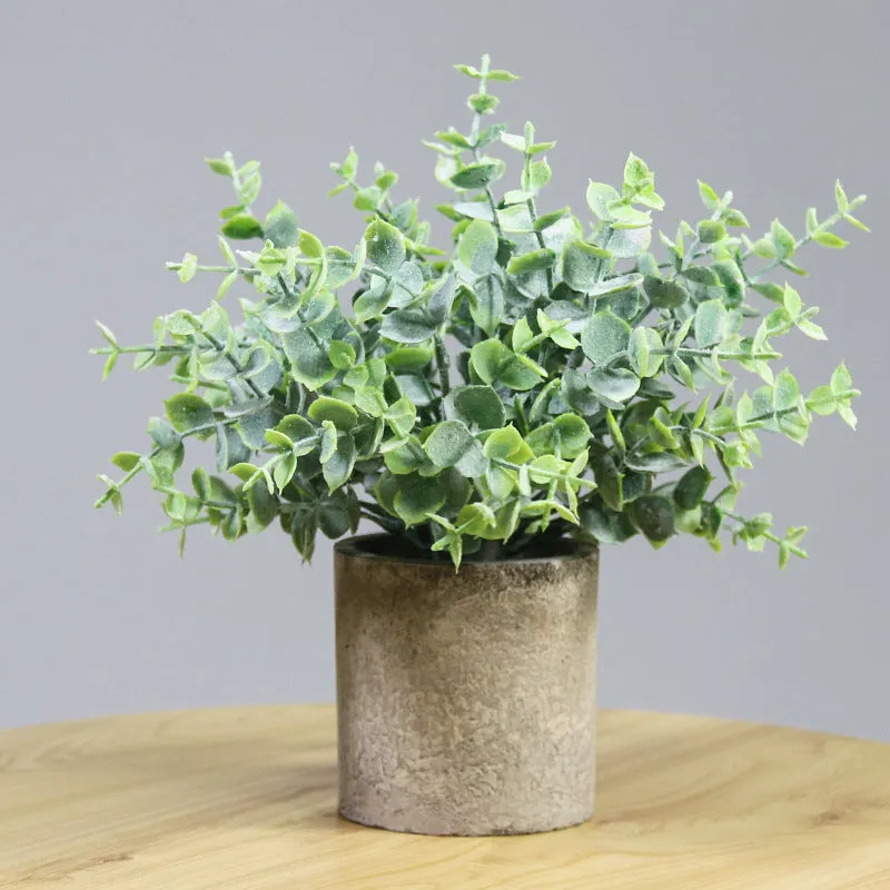 Artificial Plant Environmental Protection Home Desktop Potted Plant Plastic Fake Green Plants