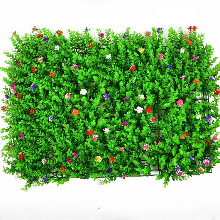 Artificial Plant Fake Turf Plastic Background Flower Wall Plastic Fake Green Plants