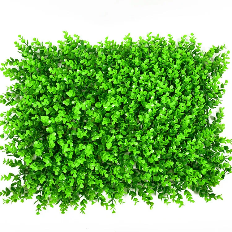 Artificial Plant Fake Turf Plastic Background Flower Wall Plastic Fake Green Plants