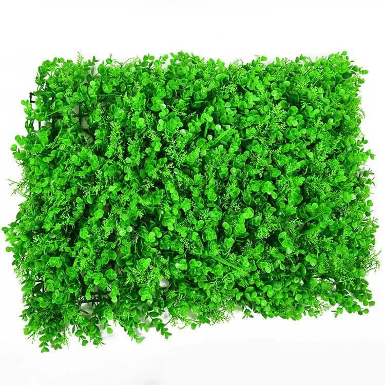 Artificial Plant Fake Turf Plastic Background Flower Wall Plastic Fake Green Plants