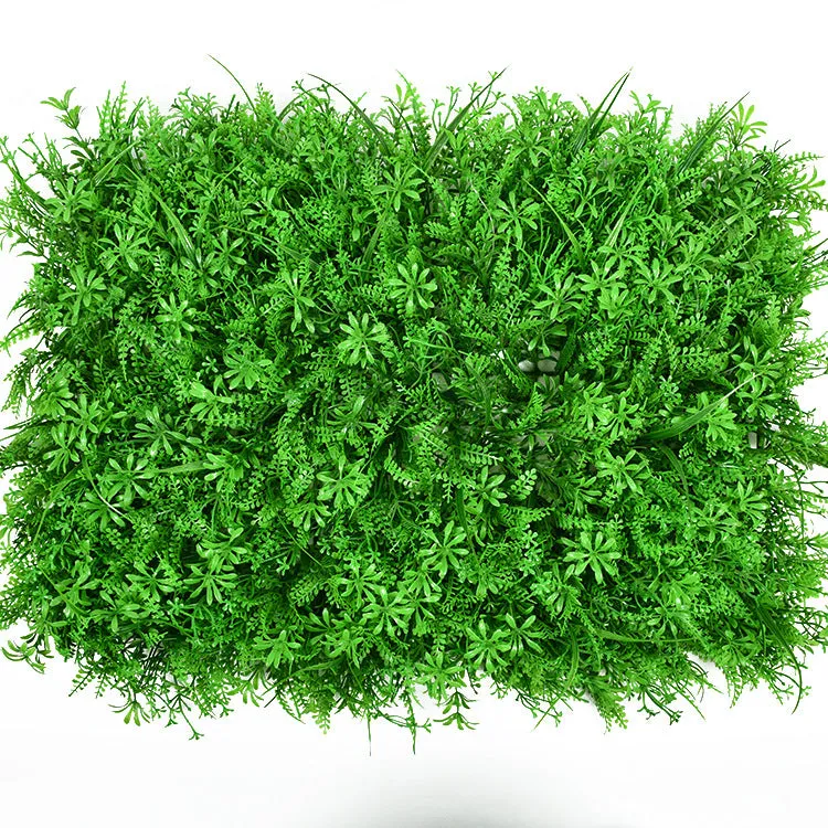 Artificial Plant Fake Turf Plastic Background Flower Wall Plastic Fake Green Plants