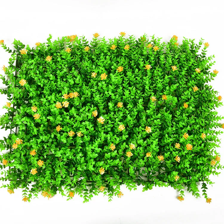 Artificial Plant Fake Turf Plastic Background Flower Wall Plastic Fake Green Plants