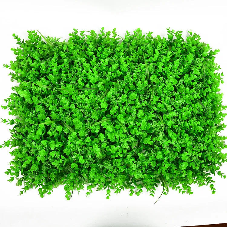 Artificial Plant Fake Turf Plastic Background Flower Wall Plastic Fake Green Plants