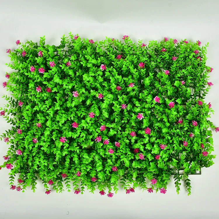 Artificial Plant Fake Turf Plastic Background Flower Wall Plastic Fake Green Plants