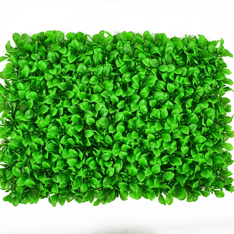 Artificial Plant Fake Turf Plastic Background Flower Wall Plastic Fake Green Plants