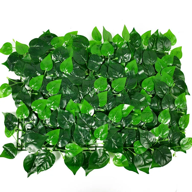 Artificial Plant Fake Turf Plastic Background Flower Wall Plastic Fake Green Plants