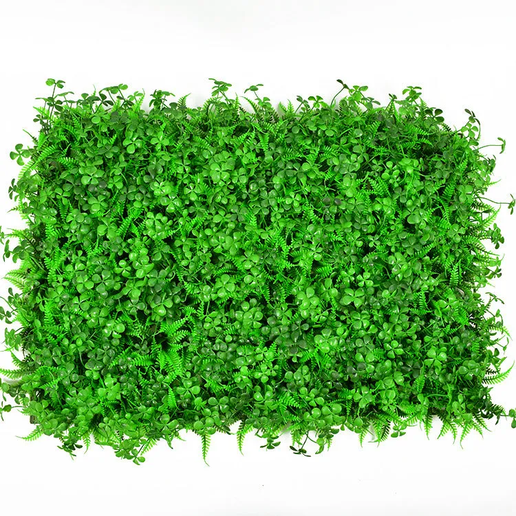 Artificial Plant Fake Turf Plastic Background Flower Wall Plastic Fake Green Plants