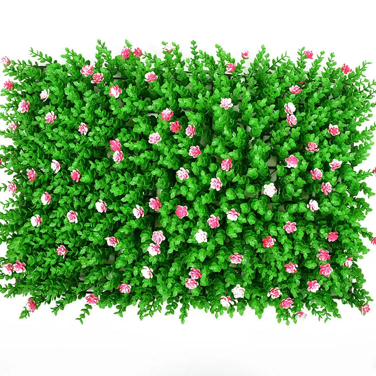 Artificial Plant Fake Turf Plastic Background Flower Wall Plastic Fake Green Plants