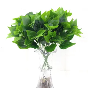 Artificial Plant Green Radish Plastic Fake Green Plants 5pcs