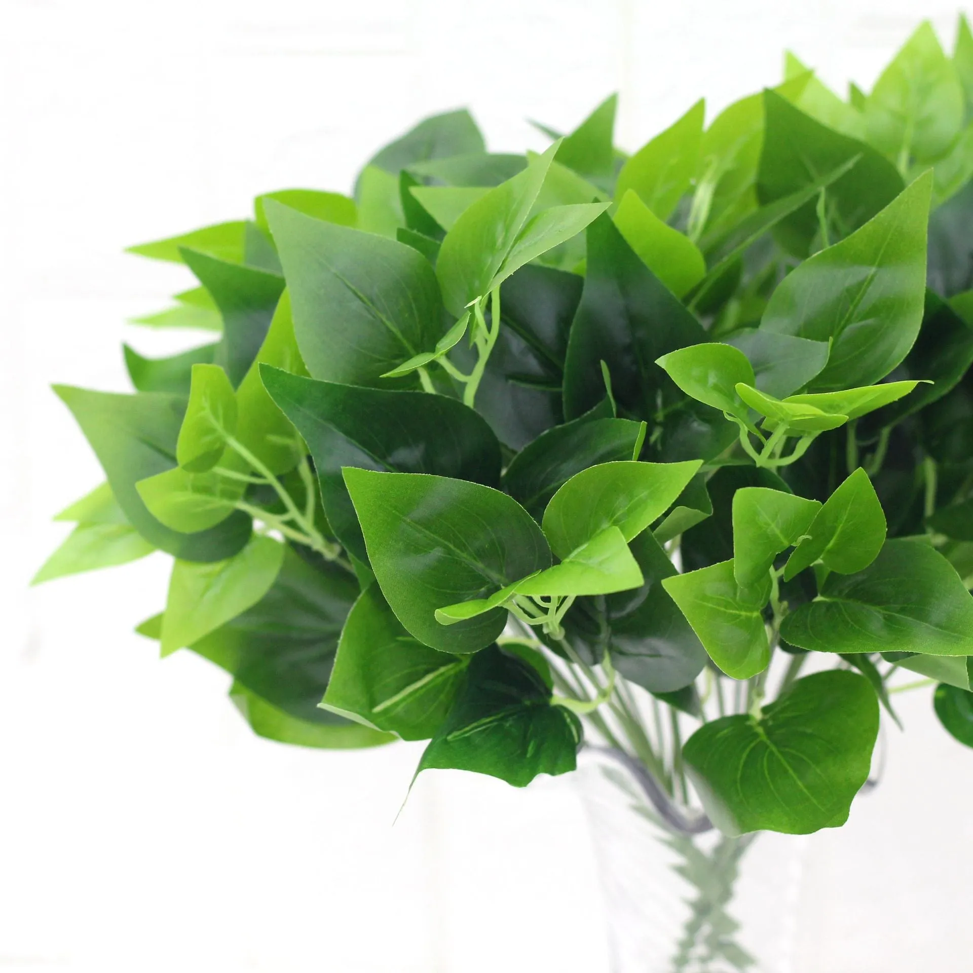 Artificial Plant Green Radish Plastic Fake Green Plants 5pcs