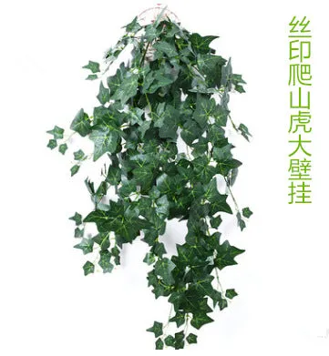 Artificial Plant Wall Plant Wall Fake Flower Rattan Plastic Fake Green Plants