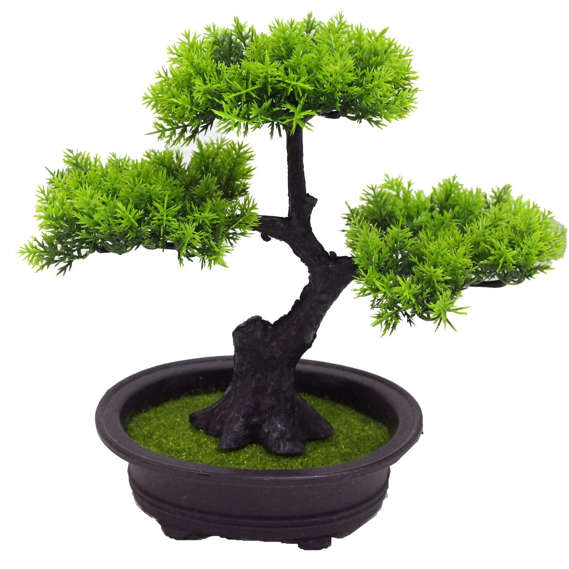 Artificial Plant Welcome Pine Plastic Fake Green Plants 2PCS