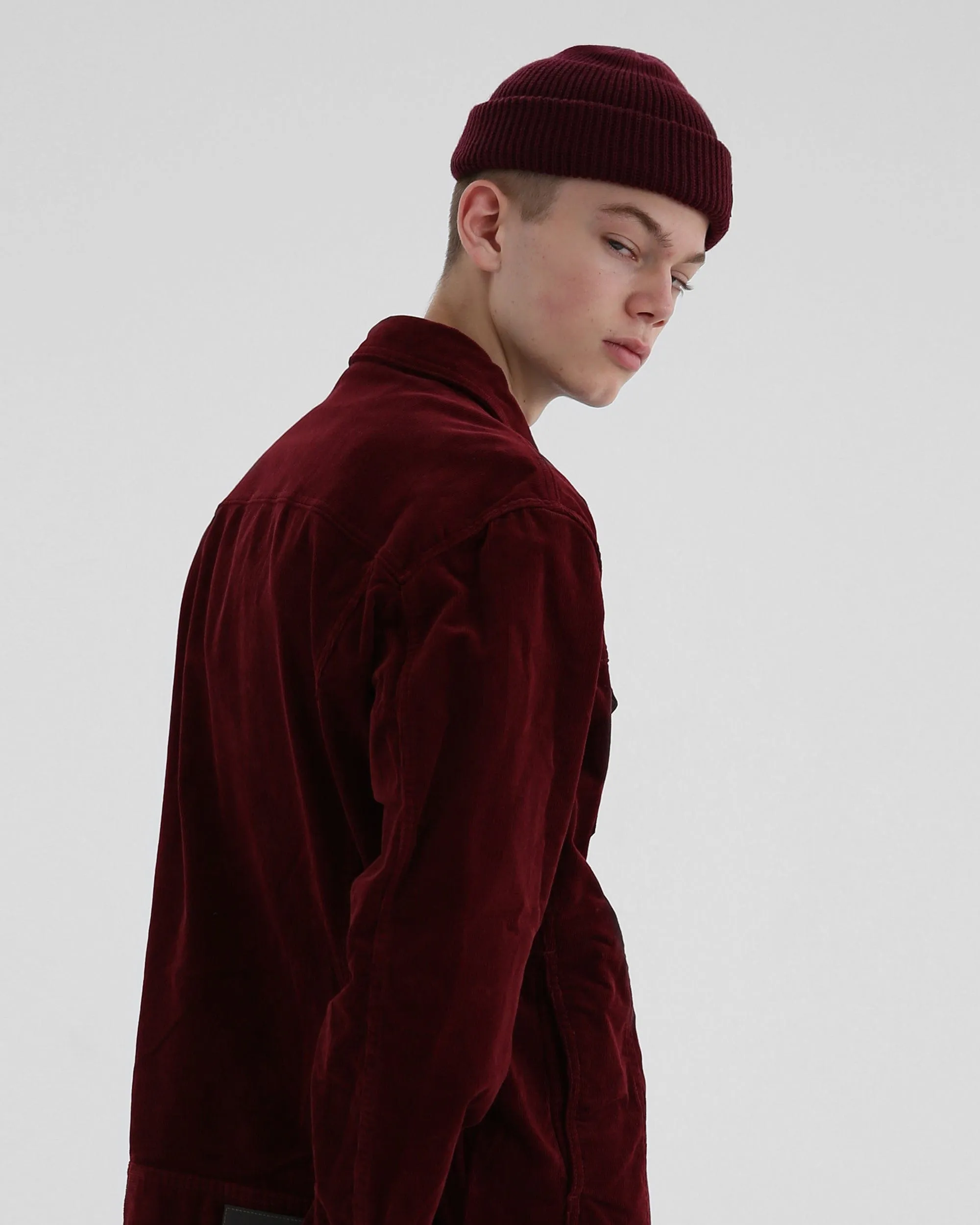 BEANIE / MONK FIT / WINE