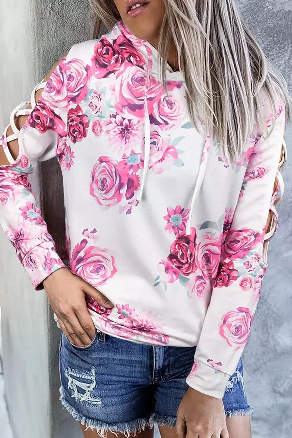 Blossom Bloom Floral Pink Hoodie