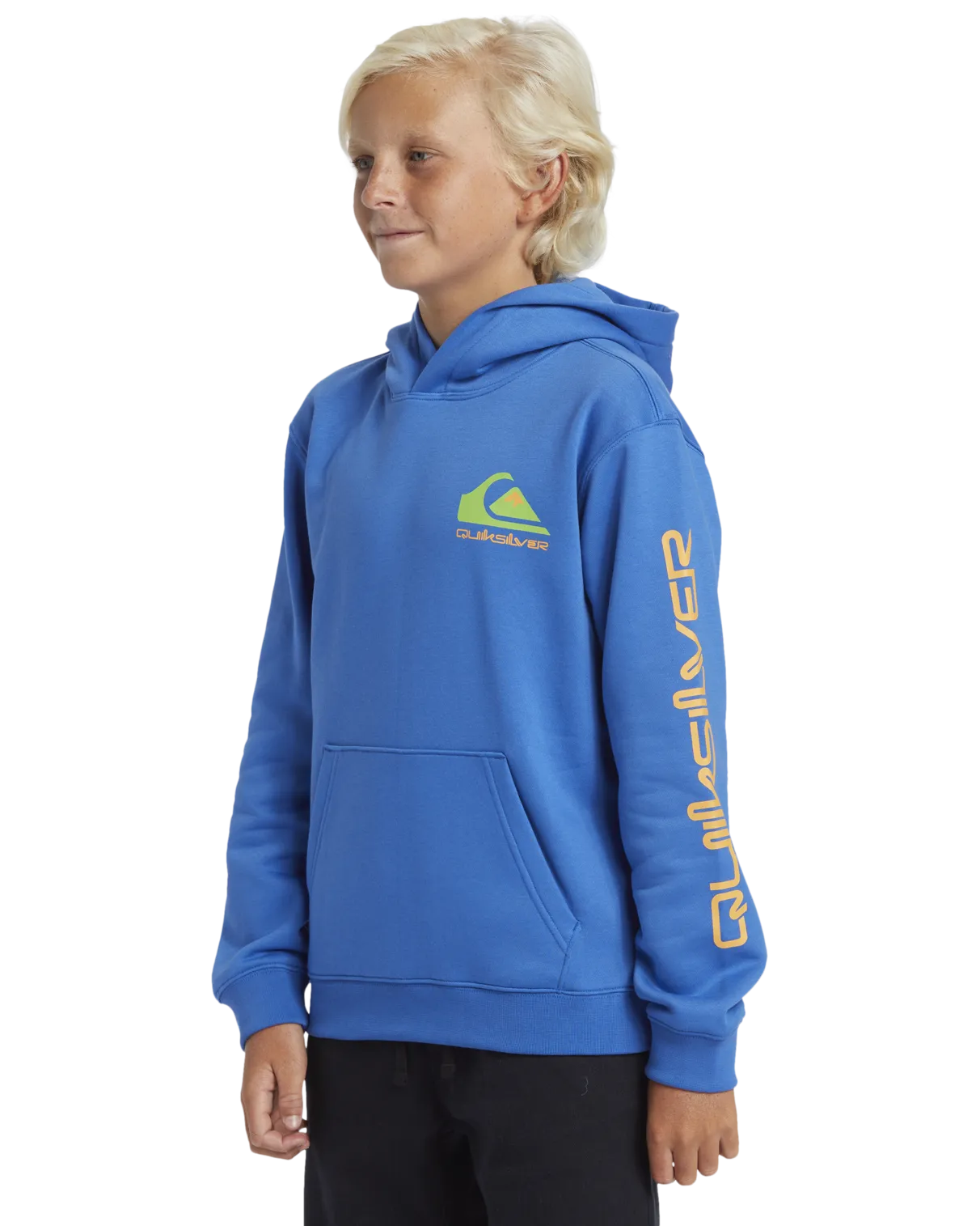 Boys Omni Logo Hoodie in Nebulas Blue