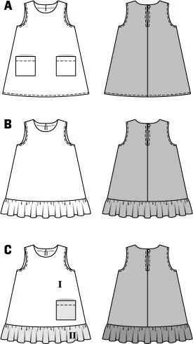 Burda 9420 Toddler Dress pattern | Easy