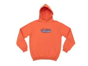 Butter Goods Caterpillar Embroidered Pullover Hoodie 'Washed Orange'