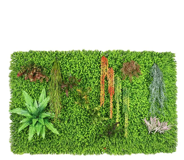 Fragrant Bamboo Mixed Emulational Lawn Coriander Bamboo Leaf Mixed Simulation Fake Lawn Wall Decoration Lawn