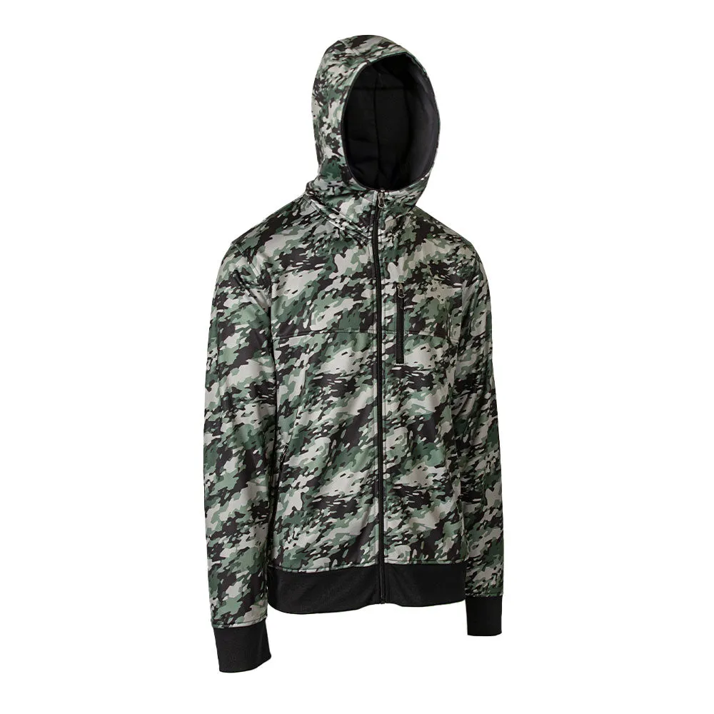 Full Zip Performance Hoodie | Geo Camo-Patriot