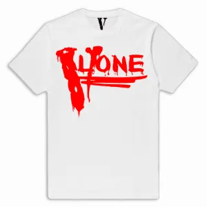 Giftngon - Vlone Style Blood Text T-Shirt