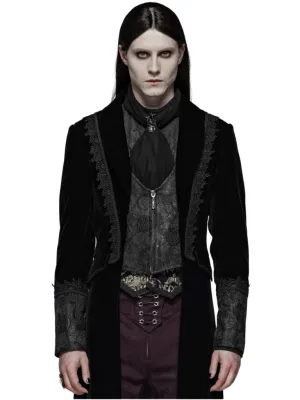 Goth Medium Length Coat