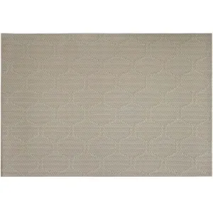 Honeycomb Vinyl Placemat Champagne, 13in X 19in