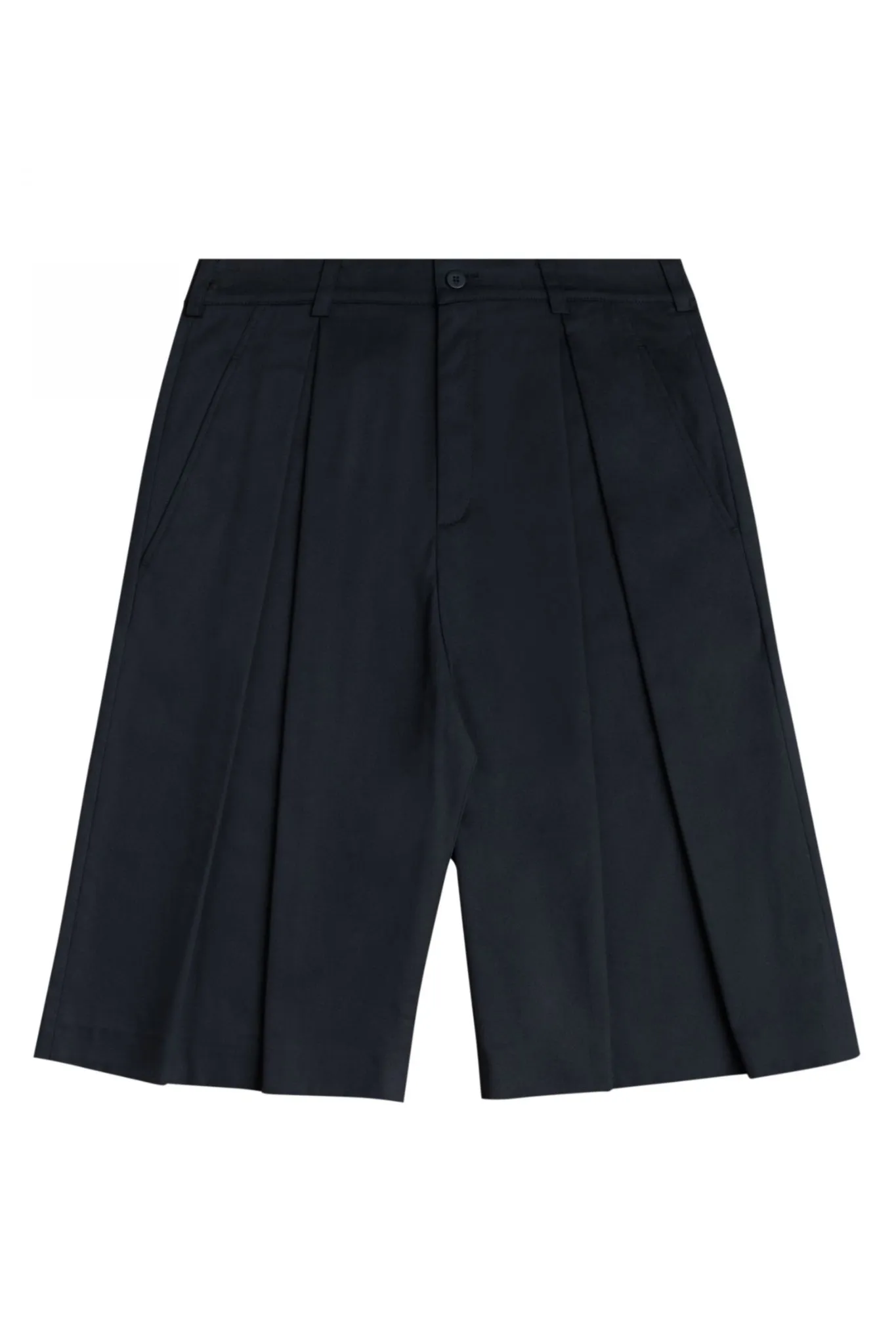 Inverted Pleat Shorts