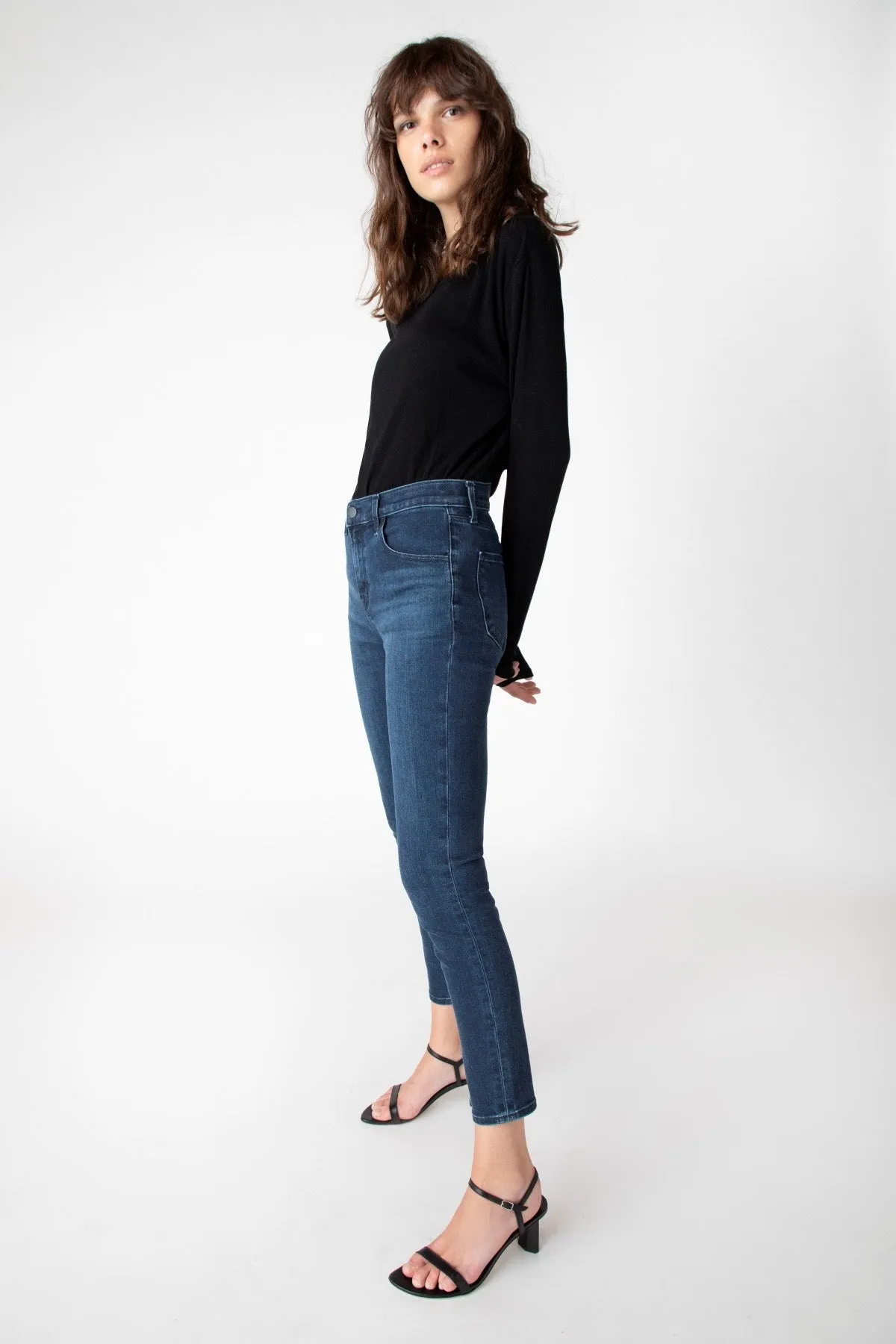 J Brand Alana High Rise Denim in Ego