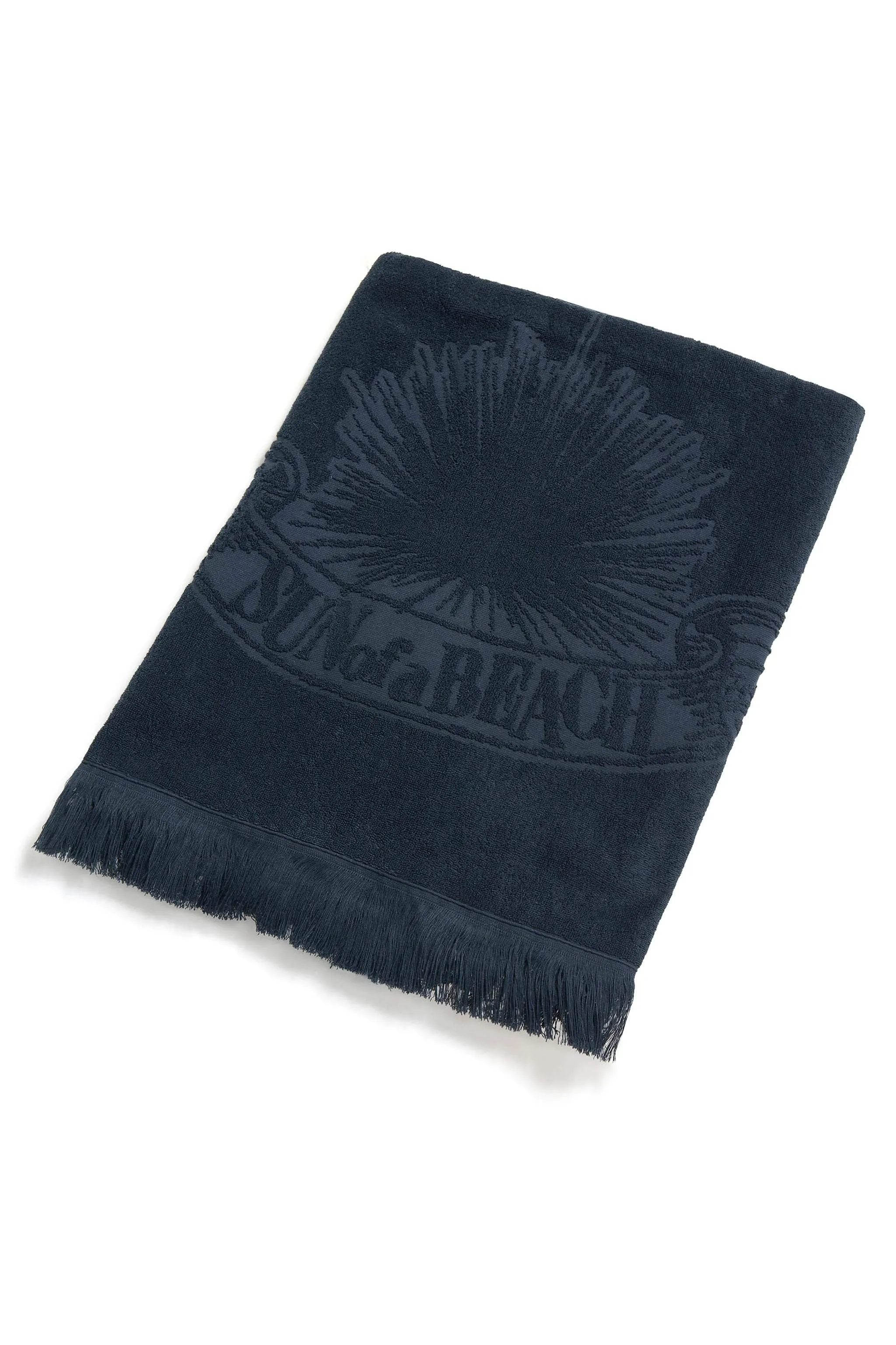 Just Black | Monochrome Beach Towel