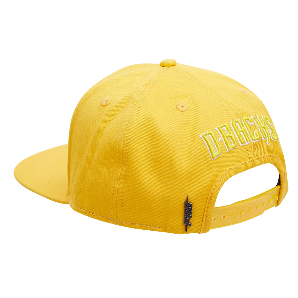 MLB ARIZONA DIAMONDBACKS SMILEY FACE FASHION UNISEX SNAPBACK HAT (YELLOW)