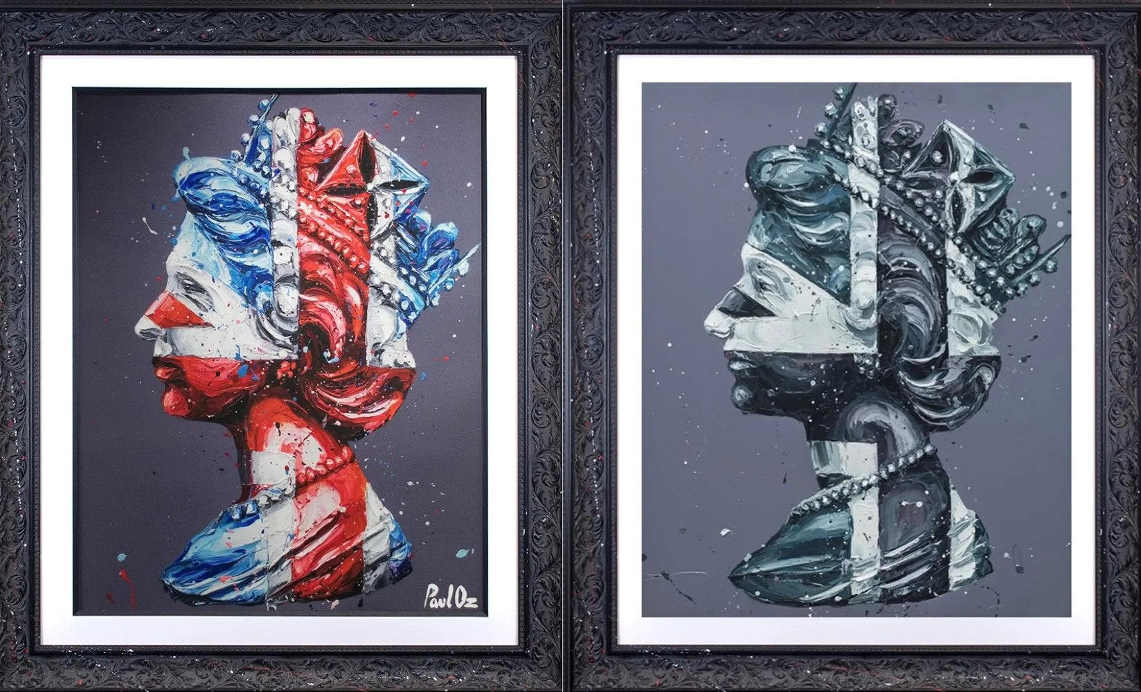 Nation's Pride HRH Queen Elizabeth II Lenticular by Paul Oz