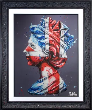 Nation's Pride HRH Queen Elizabeth II Lenticular by Paul Oz