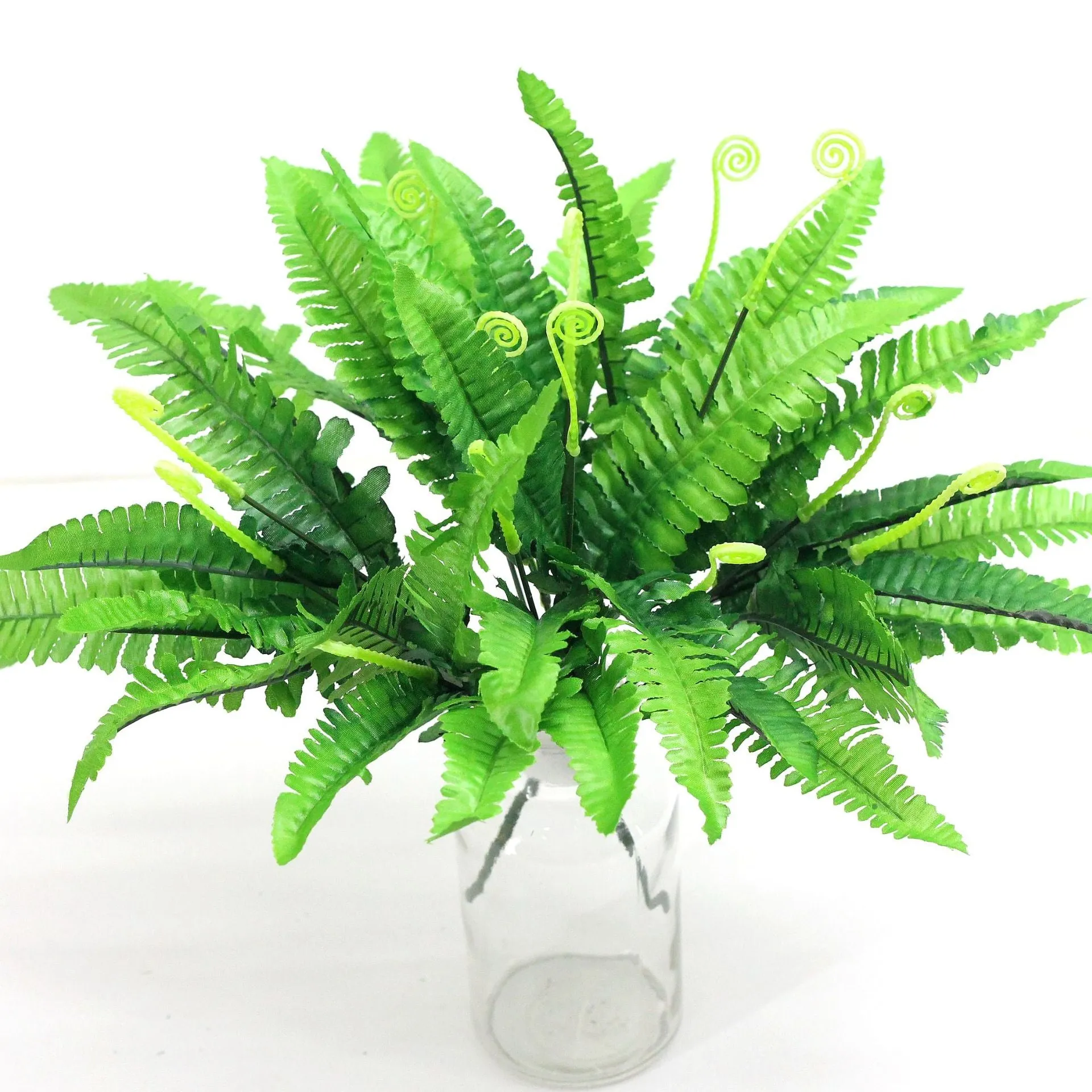 Persian Leaf Artificial Plant Rattan Chicken Feet Leaves Plastic Fake Green Plants