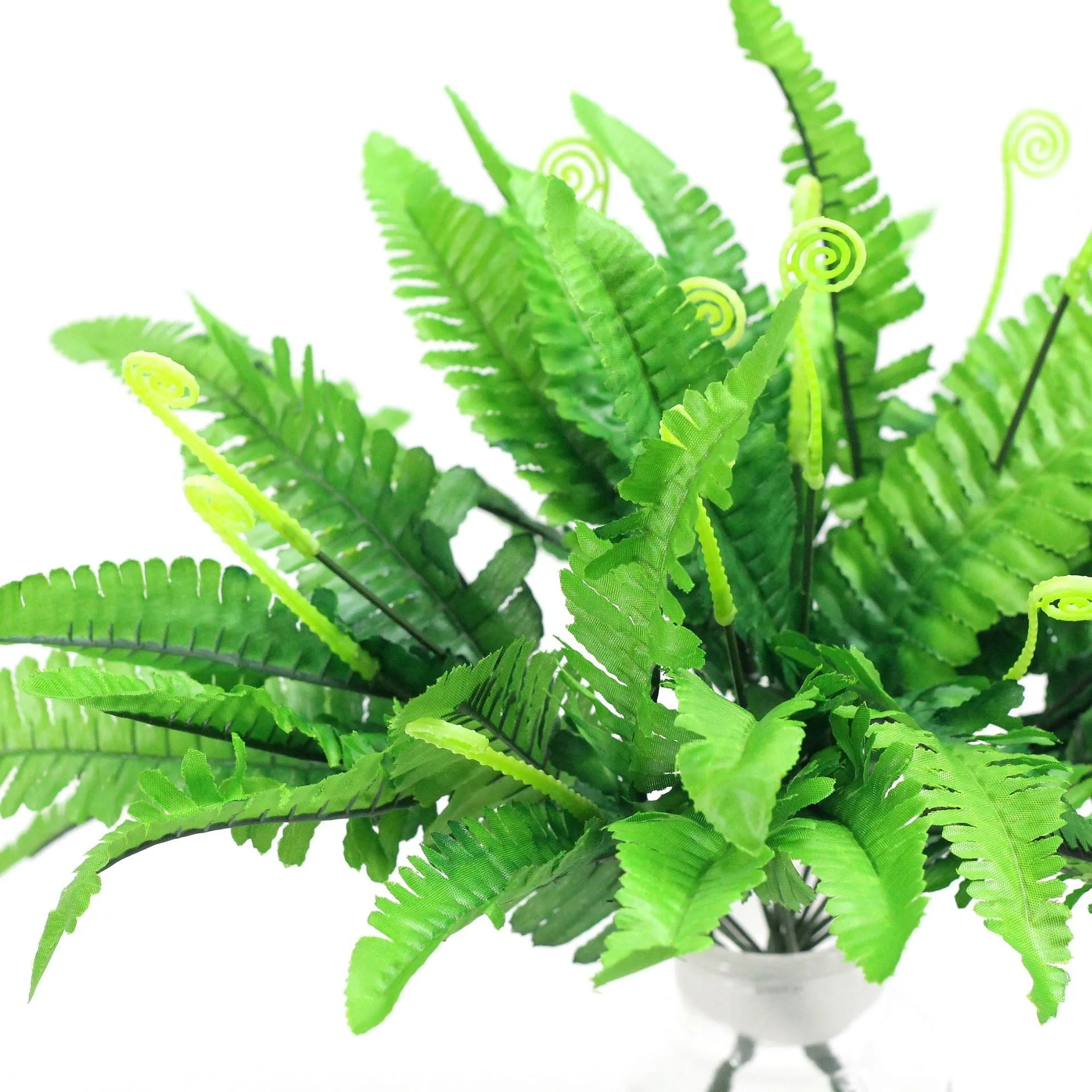 Persian Leaf Artificial Plant Rattan Chicken Feet Leaves Plastic Fake Green Plants