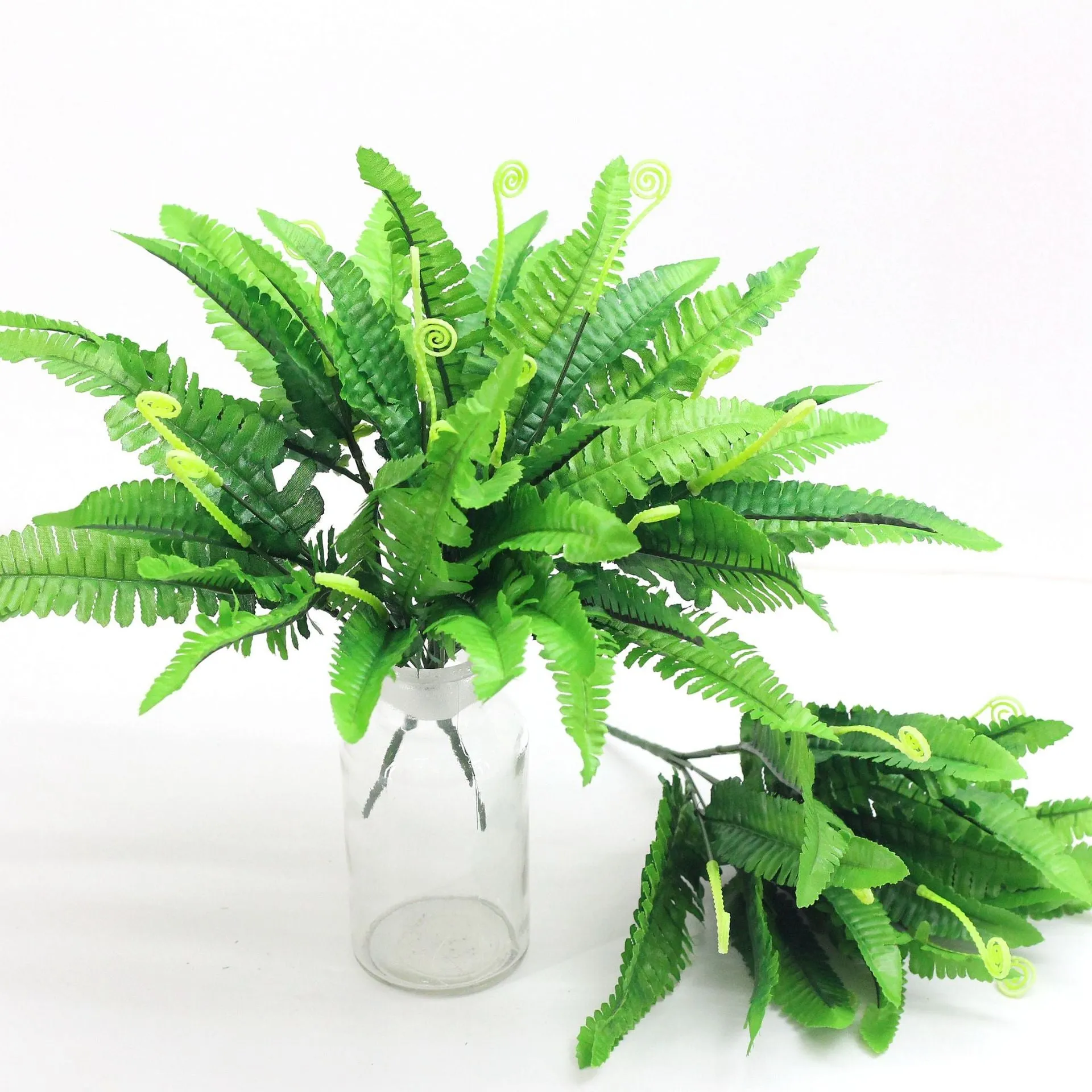 Persian Leaf Artificial Plant Rattan Chicken Feet Leaves Plastic Fake Green Plants