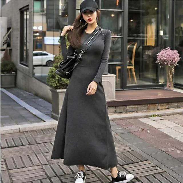 Plus Size Long Sleeve Winter Dress