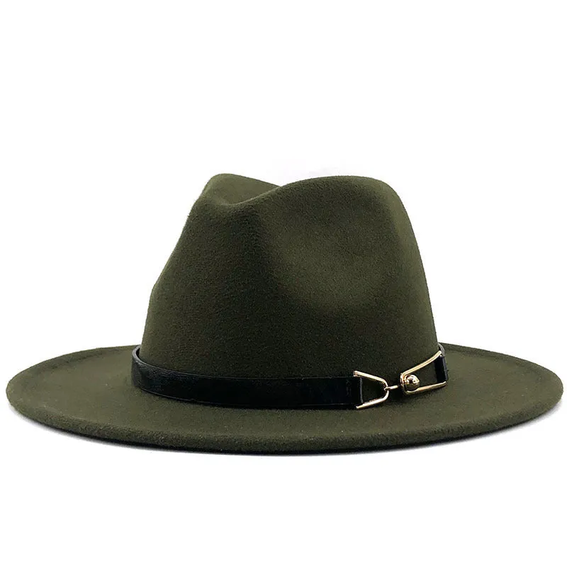 Popular Fedora British Vintage Top Fashion Ladies Woolen Hat