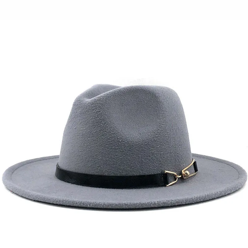 Popular Fedora British Vintage Top Fashion Ladies Woolen Hat