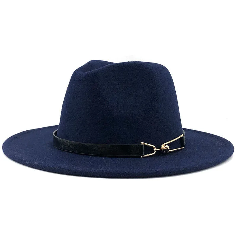 Popular Fedora British Vintage Top Fashion Ladies Woolen Hat