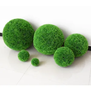 Simulation Plant Straw Ball Pine Needle Straw Ball Plastic Large Ball Simulation Plant Green Straw Ball Plastic Grass Games Ball Straw Ball