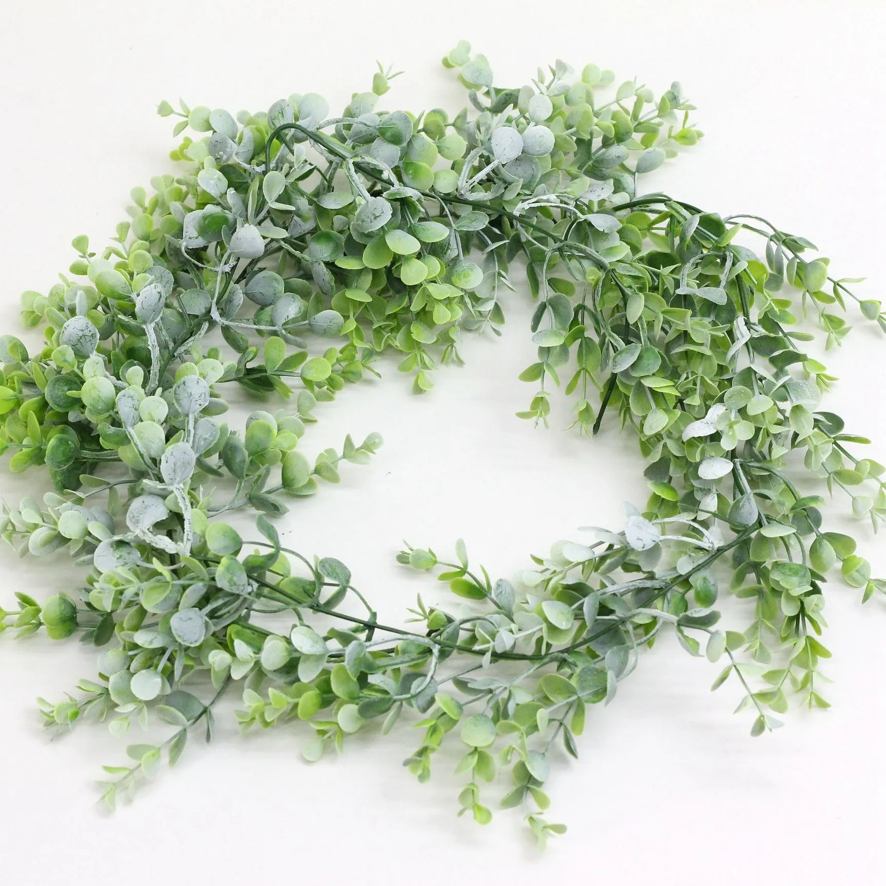 Simulation Rattan Eucalyptus Zamioculcas Leaves Plastic Plant Vine Winding Wall Hanging Planting Powder Wedding Home Decoration