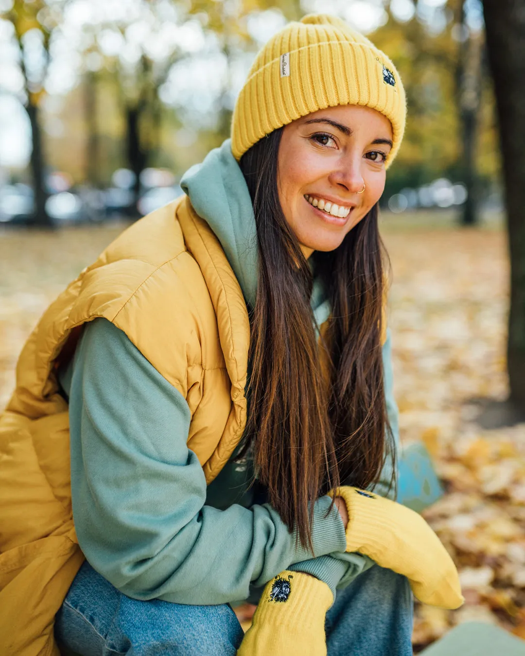 Stinky Winter Hat Beanie Adult - Yellow