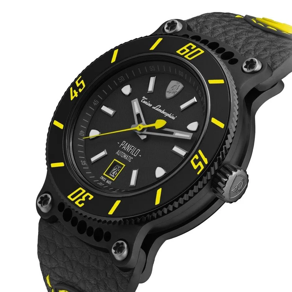 Tonino Lamborghini Panfilo Watch Date Yellow TLF-T03-5