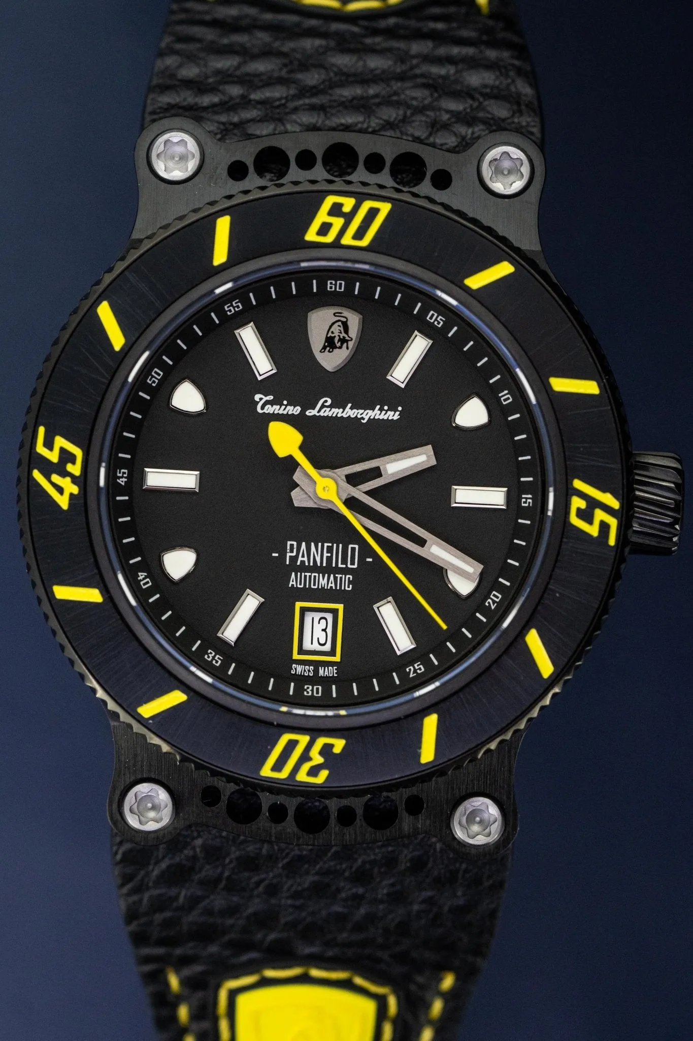 Tonino Lamborghini Panfilo Watch Date Yellow TLF-T03-5