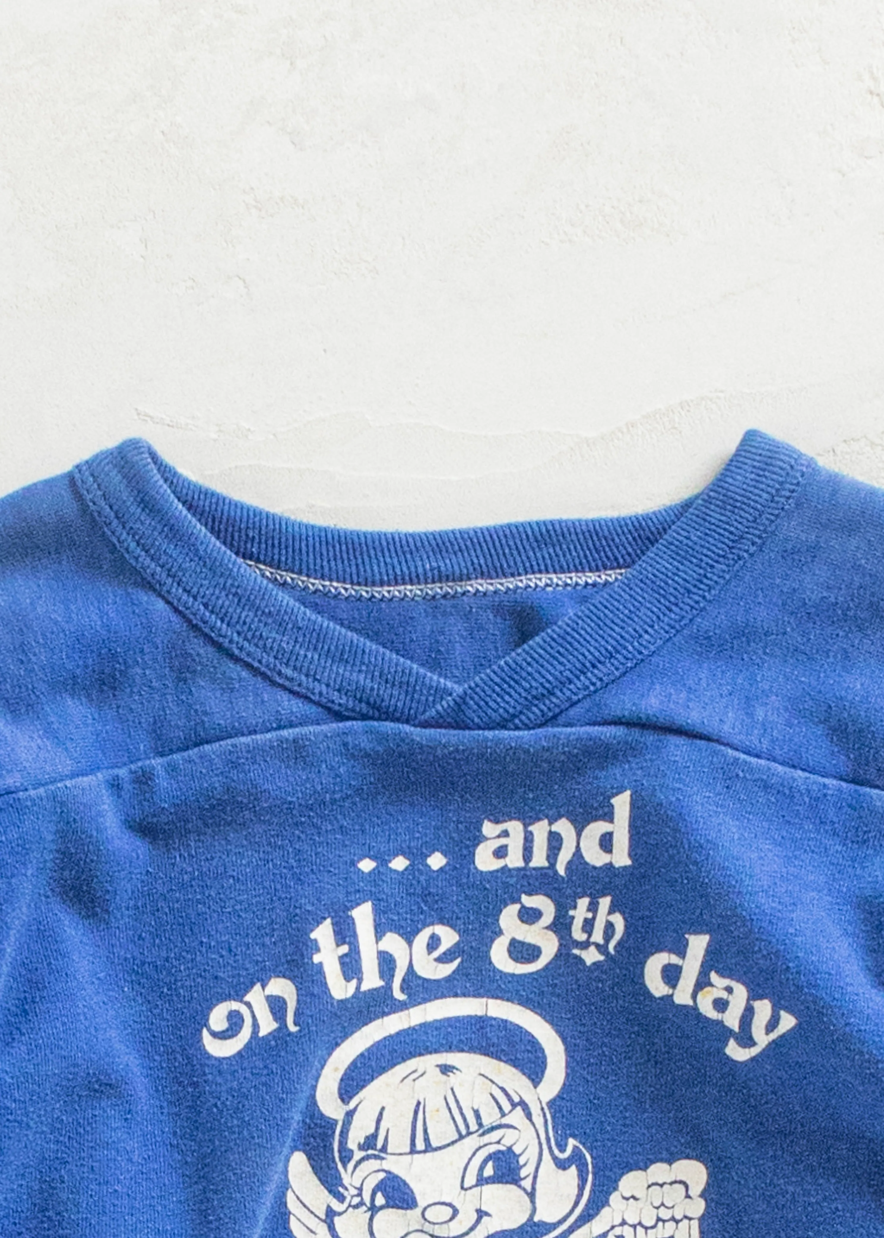 Vintage "On the 8th Day God Created McAuley" 3/4 Sleeve T-Shirt Size S/M