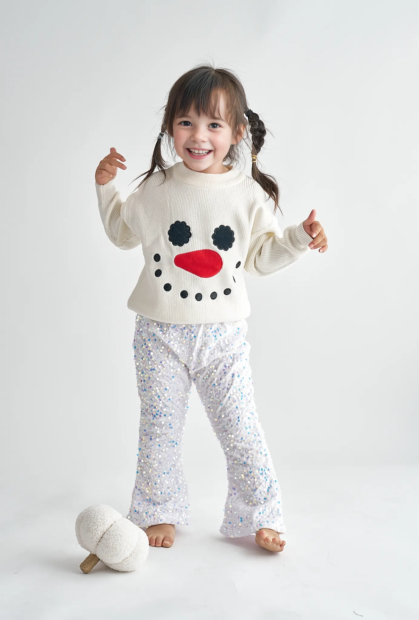 White christmas snowman sweater